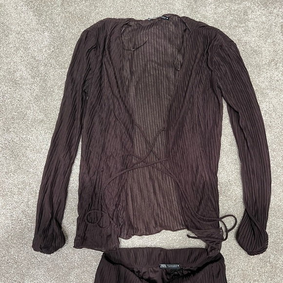 ZARA brown matching set - Picture 3 of 7